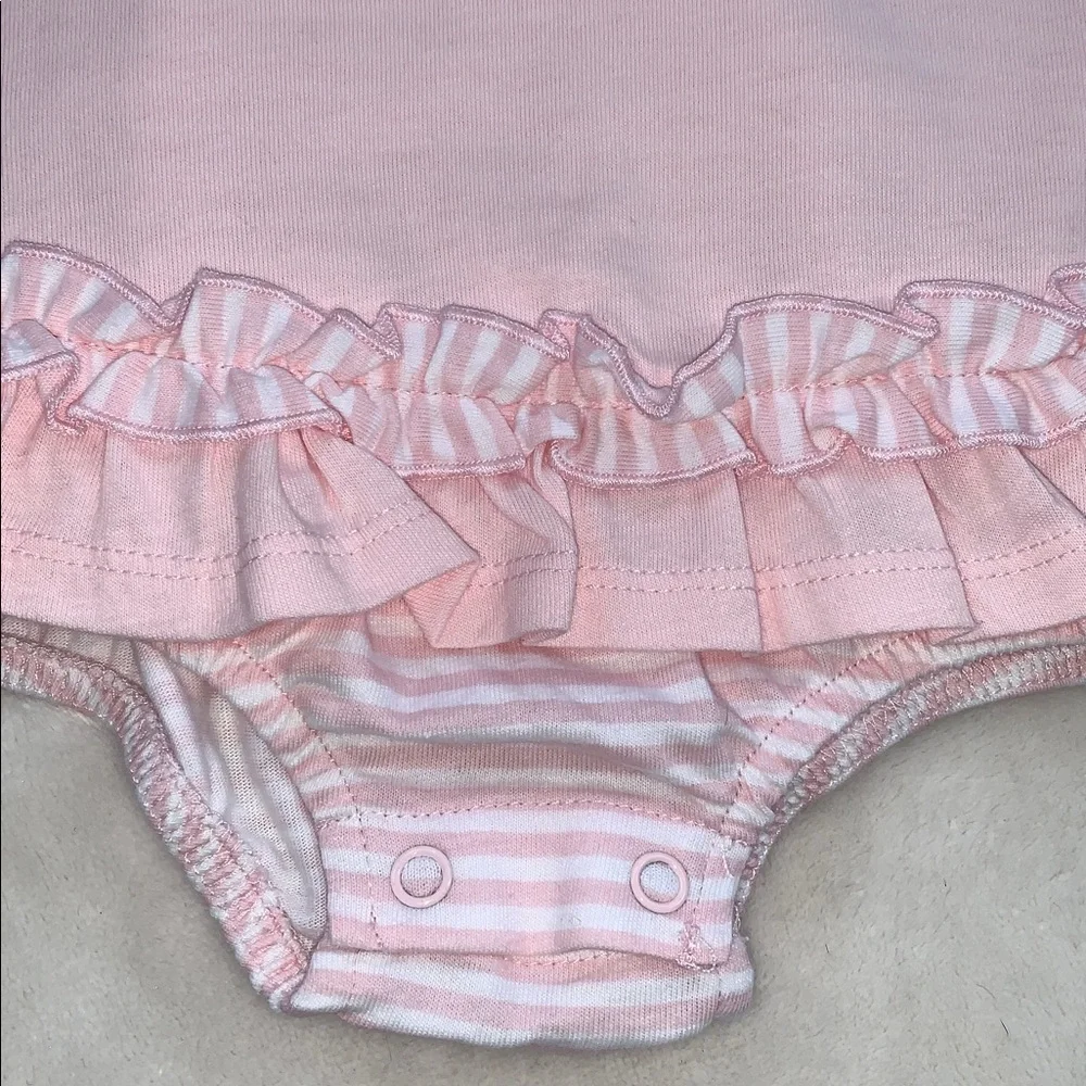 NWT First Impressions Pink Cat Sunsuit 0-3M Bodysuit